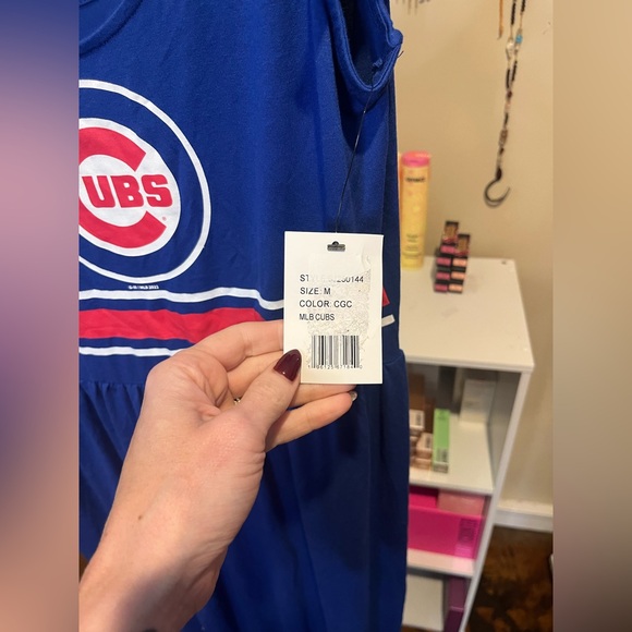 NWT Chicago Cubs G-III 4Her by Carl Bank Royal Game Over Maxi Dress - Picture 8 of 9